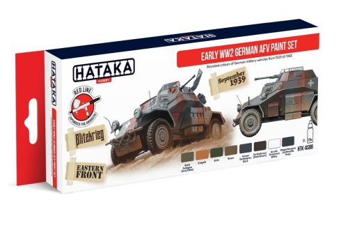 Przejdź do produktu HATAKA AS88 - Zestaw farb Early WW2 German AFV