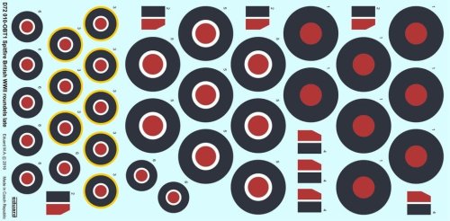 Przejdź do produktu EDUARD D72010 - 1:72 Spitfire - British WWII roundels late