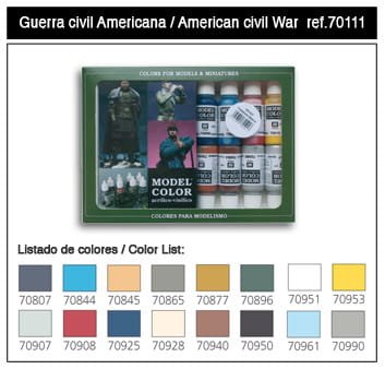 Przejdź do produktu VALLEJO 70111 - American Civil War - Model Color Set