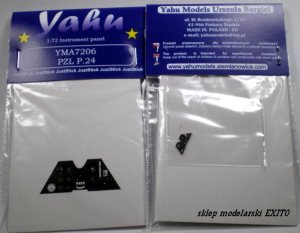 YAHU YMA7206 - 1:72 PZL P.24 tablica przyrządów