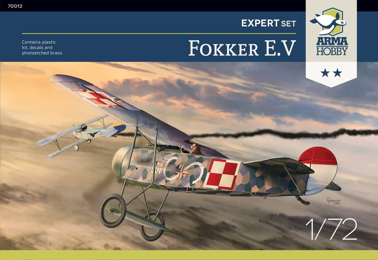 Przejdź do produktu ARMA HOBBY 70012 - 1:72 Fokker E.V Expert Set