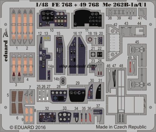 Przejdź do produktu EDUARD FE768 - 1:48 Me 262B-1a/U1