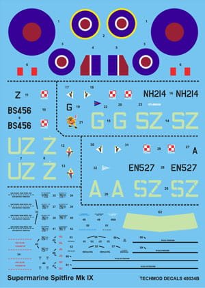 Przejdź do produktu TECHMOD 48034 - 1:48 Spitfire Mk.IXc