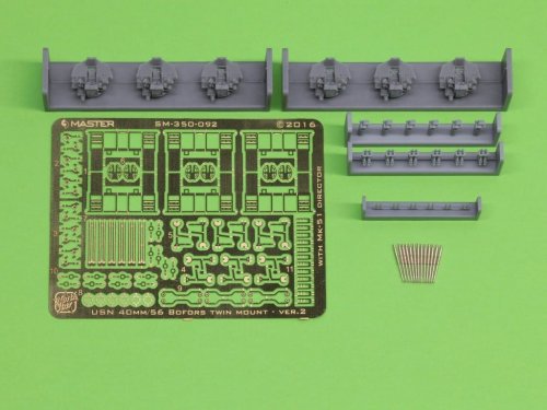 Przejdź do produktu MASTER SM-350-092 - 1:350 Amerykańskie podwójne działko Bofors 40 mm/56 wersja 2