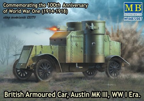 Przejdź do produktu MASTER BOX 72007 - 1:72 British Armoured Car Austin MK III WW I Era