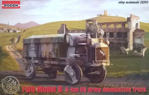 Przejdź do produktu RODEN 736 - 1:72 FWD Model B 3-ton US Army Ammunition truck