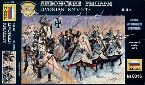 Przejdź do produktu ZVEZDA 8016 - 1:72 Livonian Knights XIII-XIV A.D.
