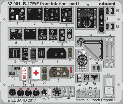 Przejdź do produktu EDUARD 32901 - 1:32 B-17E/F front interior