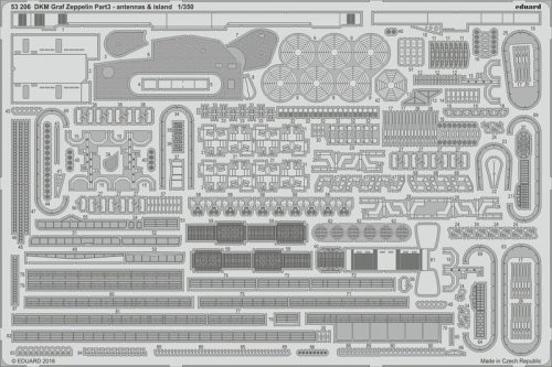 Przejdź do produktu EDUARD 53206 - 1:350 DKM Graf Zeppelin antennas & island pt.3