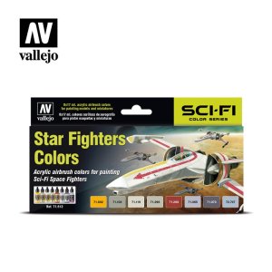 VALLEJO 71612 - Sci-Fi Star Fighters Colors - Model Air Set