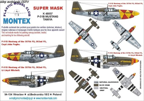 Przejdź do produktu MONTEX K48057 - 1:48 P-51 B Mustang