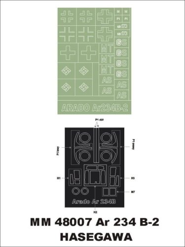 Przejdź do produktu MONTEX MM48007 - 1:48 Arado Ar 234B2