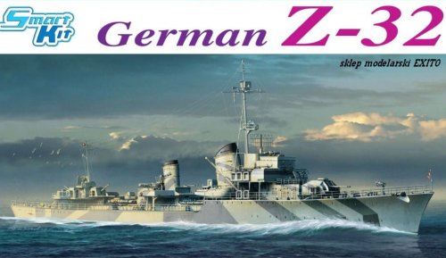 Przejdź do produktu DRAGON 1065 - 1:350 German Z-32 Destroyer