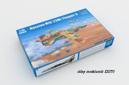 Przejdź do produktu TRUMPETER 02855 - 1:48 Russian MiG-23ML Flogger-G