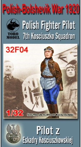 Przejdź do produktu TORO MODEL 32F04 - 1:32 Wojna Polsko-Bolszewicka 1920 - Pilot z Eskadry Kościuszkowskiej