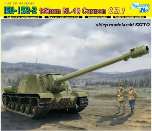 Przejdź do produktu DRAGON 6796 - 1:35 ISU-152-2 155mm BL-10 Cannon