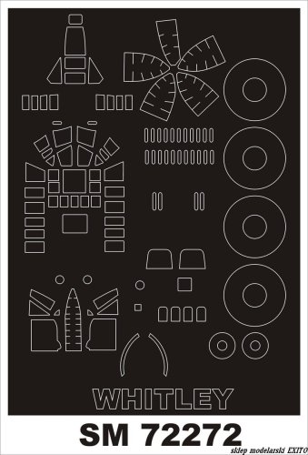 Przejdź do produktu MONTEX SM72272 - 1:72 A.W. Whitley V