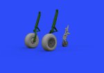 EDUARD 648335 - 1:48 P-51D wheels