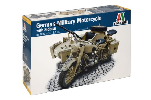 Przejdź do produktu ITALERI 7403 - 1:9 German Military Motorcycle with Sidecar
