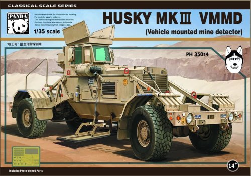 Przejdź do produktu PANDA 35014 - 1:35 Husky Mk III Vehicle Mounted Mine Detector