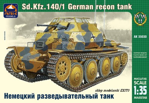 Przejdź do produktu ARK MODELS 35030 - 1:35 Sd.Kfz.140/1 German recon tank