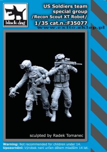 BLACK DOG F35077 - 1:35 US Soldier team special group