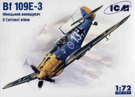 Przejdź do produktu ICM 72131 - 1:72 Bf 109E-3, WWII German Fighter