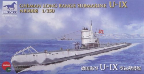 Przejdź do produktu BRONCO NB 5008 - 1:350 German Type U-IX Submarine