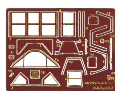 Przejdź do produktu PART S48057 - 1:48 Bf-109 G1-G6 Canopy frames