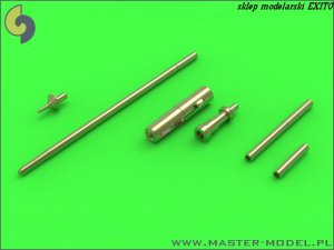 MASTER AM-48-089 - 1:48 MiG-15 & MiG-15bis końcówki działek 37mm i 23mm, podstawa anteny i rurka Pitota