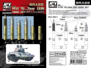 AFV CLUB AG 35036 - 1:35 Ru 76.2mm Gun Ammo Set