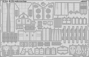 EDUARD 32342 - 1:32 B-17G undercarriage