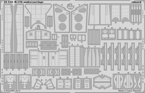 Przejdź do produktu EDUARD 32342 - 1:32 B-17G undercarriage