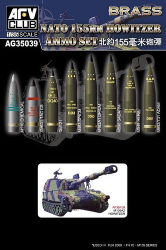 Przejdź do produktu AFV CLUB AG 35039 - 1:35 NATO 155mm Howitzer Ammo Set