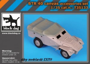 BLACK DOG T35133 - 1:35 BTR 40 canvas accessories set