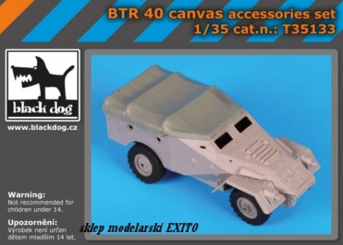 Przejdź do produktu BLACK DOG T35133 - 1:35 BTR 40 canvas accessories set
