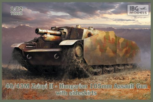 Przejdź do produktu IBG 72052 - 1:72 40/43M Zrinyi II - 105mm Gun w/sideskirts