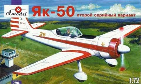 Przejdź do produktu AMODEL 7294 - 1:72 Yakovlev Yak-50 2nd serial variant