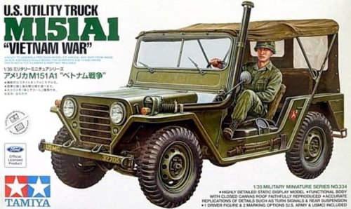Przejdź do produktu TAMIYA 35334 - 1:35 M151A1 US Utility Truck - Vietnam War