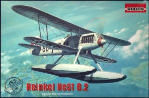 RODEN 453 - 1:48 Heinkel He 51 B-1 floatplane fighter
