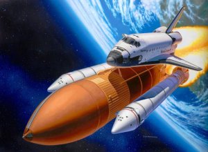 REVELL 04736 - 1:144 Space Shuttle Discovery & Booster Rockets