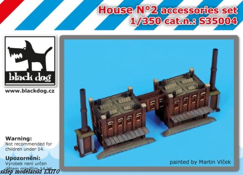 Przejdź do produktu BLACK DOG S35004 - 1:350 House N°2 accessories set