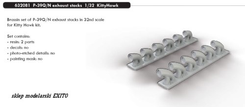 Przejdź do produktu EDUARD 632081 - 1:32 P-39Q/N exhaust stacks