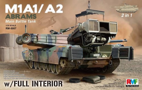Przejdź do produktu RYE FIELD MODEL 5007 - 1:35 M1A1/M1A2 Abrams w/ Full Interior