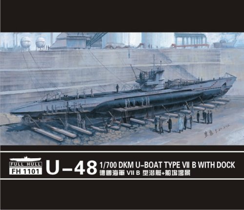 Przejdź do produktu FLYHAWK 1101 - 1:700 U-boat Type VII B with Dock