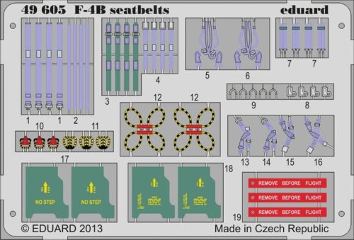 Przejdź do produktu EDUARD 49605 - 1:48 F-4B seatbelts