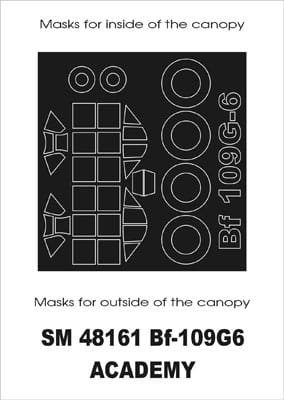 Przejdź do produktu MONTEX SM48161 - 1:48 Messerschmitt Bf-109 G6