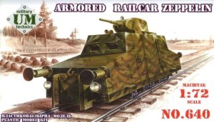 UNIMODELS 640 - 1:72 Armored railcar Zeppelin