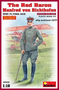 MINIART 16032 - 1:16 The Red Baron. Manfred von Richthofen.WW1 Flying Ace