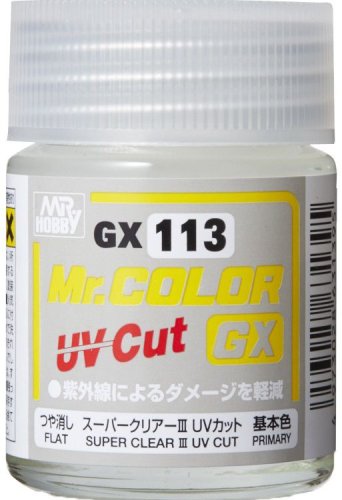 Przejdź do produktu Mr.Hobby GX113 - Lakier matowy Super Clear III UV Cut Flat 18 ml